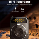 SHIDU 15W Portable Voice Amplifier Wired Microphone AUX Recording Personal Audio Bluetooth Speaker For Teachers Instructor S298