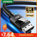 绿联Displayport线缆 8K DP1.4 4K144Hz视频音频线 适用于小米电视盒电脑笔记本显示器游戏DP线 显示端口