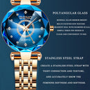 Seno Ocean Star钢带女士腕表时尚水晶女式石英Relogio Feminino女款Montre Reloj Mujer Zegarek Damski