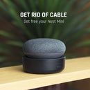 GGMM N2 电池底座，适用于 Google Nest Mini 第二代 Google 助手智能音箱扩展坞电池充电 20 小时