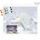 RUOPOTY Frame Snow Landscape DIY Painting By Numbers Kit Acrylic Paint On Canvas Calligraphy Painting Unique Gift For Home Decor