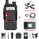 宝锋对讲机UV 10R V2 双向CB无线电发射器 远距离UV-10R 128信道VHF UHF 136-174Mhz 400-520Mhz 双频