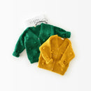HoneyCherry Baby Girl Sweater Winter HandBall Sweater Cardigan Jacket Girl Girls Sweater Fall Clothes For Toddler Girls