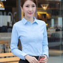 Korean Women Cotton Shirts White Shirt Women Long Sleeve Shirts Tops Office Lady Basic Shirt Blouses Plus Size Woman Blouse 5XL