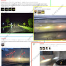黎明骑士 K4S K4C H7 H4 HB3 9005 H1 H11 4300K 汽车LED灯泡 H8 HB4 9006 LED前大灯雾灯套件 汽车LED灯 12V 80W