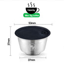 雀巢多趣酷思Dolce Gusto Lumio系列不锈钢咖啡胶囊滤杯 可重复填充多趣酷思可再用咖啡滤器咖啡粉压粉器