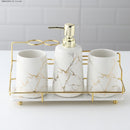 Ceramic Bathroom Kit, Mouthwash Cup, Lotion Bottle, Toothbrush Cup Holder, Creative Bathroom Accessories, Bathroom Decoration