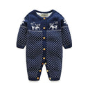 Baby ClothesWinter Cap Hats Baby Sweaters Baby Rompers Thick Cotton Outfit Newborn Jumpsuit for Children Baby Costume