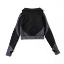 Yoga-Top Vital Seamless Yoga Shirt Women Fitness Zipper Long Sleeve Workout Tops Gym Clothes Sportswear Running T-Shirts