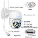Smar 1080P 3MP PTZ WiFi Camera Outdoor Auto Tracking Ai Human Detect Full Color Night Vision Two Way Audio IP Camera ICsee APP