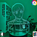Led Light Anime Attack on Titan Armin Arlert for Bedroom Decor Night Light Kids Birthday Gift Manga Shingeki No Kyojin 3d Lamp