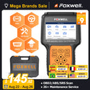 FOXWELL NT650 Elite OBD2汽车诊断仪，带ABS A/F SAS BRT DPF 26复位功能，专业OBD汽车诊断工具OBD2扫描仪