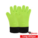 2pcs Food Grade Thick Heat Resistant Silicone Glove BBQ Grill Gloves Kitchen Barbecue Oven Cooking Mitts Grill Baking Gloves