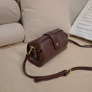 Casual Leather Shoulder Bags Retro Handmade Doctor Bag Clutch Crossbody Bag Women Vintage Style Travel Handbags Messenger