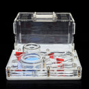 DIY Acryl Ant Farm Flat Ant Nest Ant House for Pet Anthill Glass Moisturizing Water Tower Workshop Feeding Area 12*15*7.5cm