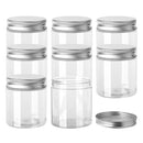20pcs 30/50/60/80/100/120/150ml Empty Plastic Clear Cosmetic Jars Makeup Container Clear Jar Face Cream Sample Pot Container