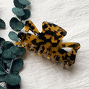 Fashion Leopard Print Hair Claws Geometric Hair Clamp Grab Hair Styling Hair Clips for Women Girls Hairpin Hair Accessories