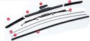 T-100 Universal Hybrid Wiper Blade (Camery Type)