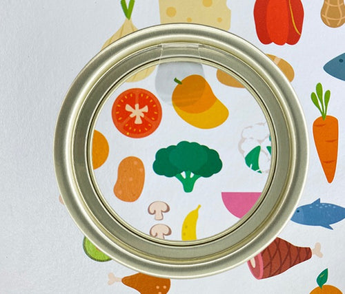 Transparent Series #211 Retortable Transparent Aluminum Peel Off End
