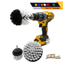 3Pcs/Set Electric Brush power scrubber Bathroom Surfaces Tub, Shower, Tile and Grout All Purpose Power Scrubber Cleaning Kit
