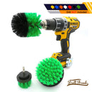 3Pcs/Set Electric Brush power scrubber Bathroom Surfaces Tub, Shower, Tile and Grout All Purpose Power Scrubber Cleaning Kit