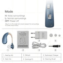 202S Hearing Aid Rechargeable Digital Sound Amplifier Air Conduction Wireless Headphones for Deaf Elderly Ear Care Hearing Aids
