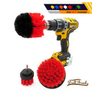 3Pcs/Set Electric Brush power scrubber Bathroom Surfaces Tub, Shower, Tile and Grout All Purpose Power Scrubber Cleaning Kit