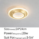 Modern LED Ceiling Lights Round Square Lighting For Bedroom Kitchen Aisle Corridor Indoor Lamps Fixtures Lustres Lampadari Dero