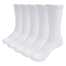 YUEDGE Men Thick Breathable Cotton Cushion Crew Outdoor Sports Hiking Trekking Socks Work Boot Socks For Men 37-46 EU