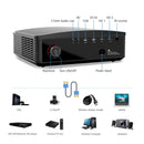 BYINTEK K25 Full HD 4K 1920x1080P LCD Smart Android 9.0 Wifi LED Video Home Theater Cinema 1080P Projector for Smartphone