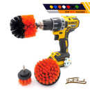 3Pcs/Set Electric Brush power scrubber Bathroom Surfaces Tub, Shower, Tile and Grout All Purpose Power Scrubber Cleaning Kit