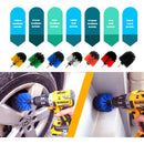 3Pcs/Set Electric Brush power scrubber Bathroom Surfaces Tub, Shower, Tile and Grout All Purpose Power Scrubber Cleaning Kit