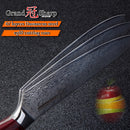 GRANDSHARP 67 Layers Japanese Damascus Knife Damascus Chef Knife 8 Inch VG-10 Blade Damascus Kitchen Knives Pakka Handle PRO NEW
