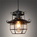 Retro Vintage Industrial Chandelier Lampshade Antique Ceiling Lamp for Home Cafe(Without Bulb)
