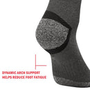 YUEDGE Men's Wick Thick Cushion Cotton Crew Sports Athletic Hiking Socks Winter Warm Socks For Male (5 Pair/Packs)