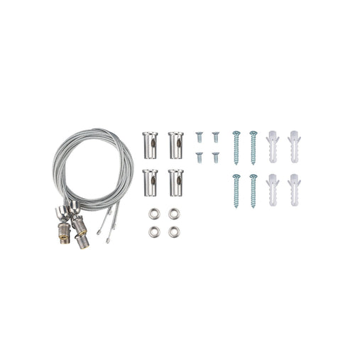Accessories for LED panel 4 cables and suspension accessories for Amstrong LED ceiling of 1.5m