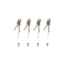 Accessories for LED panel 4 metal clip with springs for fixing luminaires of any size on the ceiling