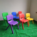 Colorful cute chair children's tables and chairs plastic backrest small chair thickened scrub children furniture