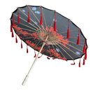 Silk Cloth Lace Umbrella Women Costume Photography Props Tasseled Umbrella Yarned Chinese Classical Oil-paper Umbrella Parasol