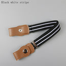 Child Kids Buckle-Free Elastic Belt No Buckle Stretch Canvas Belt For Boys Girls Adjustable Children Belts For Jeans Pants