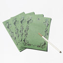 Coloffice 4PCs/Pack Retro Hot Stamping Envelope Paper Stationery Beautiful Romantic Pattern Creative Love Letter Stationery