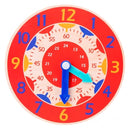 Children Montessori Wooden Clock Toys Hour Minute Second Cognition Colorful Clocks Toys for Kids Early Preschool Teaching Aids