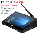 PIPO X10 Pro / X10 10.8 英寸迷你电脑 Win10/Android 7.0/Linux 平板电脑 4G RAM 64G ROM Z8350/RK3399 电视盒 蓝牙 RJ45 USB*4