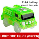 Magical Tracks LED Light Electronics Car Tracks Toy Parts 5 Colorful Lights Children&