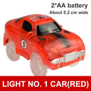 Magical Tracks LED Light Electronics Car Tracks Toy Parts 5 Colorful Lights Children&