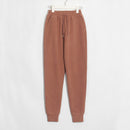 Wixra Women Casual Velvet Pants Winter Lady's Thick Wool Pants Women's Clothing Lace-up Long Trousers