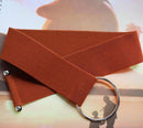 Belts for Women Black Simple Waist Elastic Ladies Band Round Buckle Decoration Coat Sweater Fashion Dress Rice White