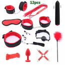 Erotic Sex Toys For Adult Game Leather Erotic BDSM Sex Kits Bondage Handcuffs Sex Game Whip Gag Nipple Clamps  SM Bdsm Toys