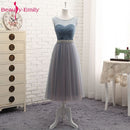 Hot V Neck Bridesmaid Dresses long for Women Elegant 2020 A Line Sparkly Tulle Pink Party Dress for Wedding Party Plus Size