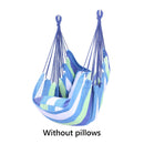 Portable Hammock Chair Hanging Rope Chair Swing Chair Seat  for Travel Camping Garden Indoor Outdoor Hammock Swings Furniture